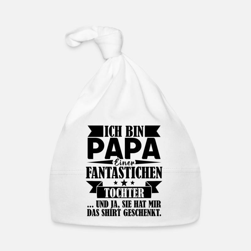 Ich bin Papa einer fantastischen Tochter Vater Baby Bio-Mütze