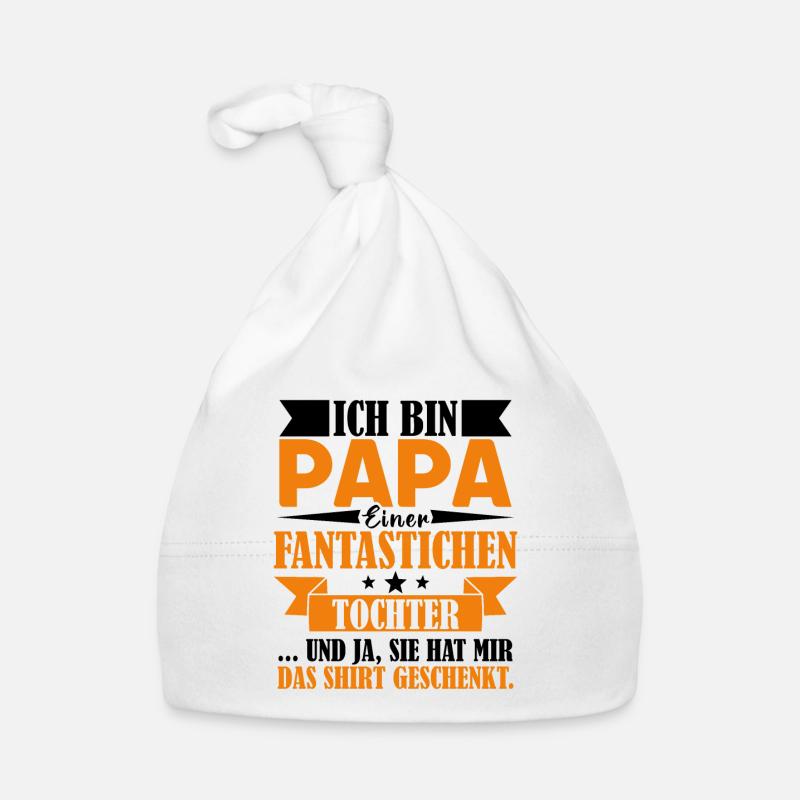Ich bin Papa einer fantastischen Tochter Vater Baby Bio-Mütze