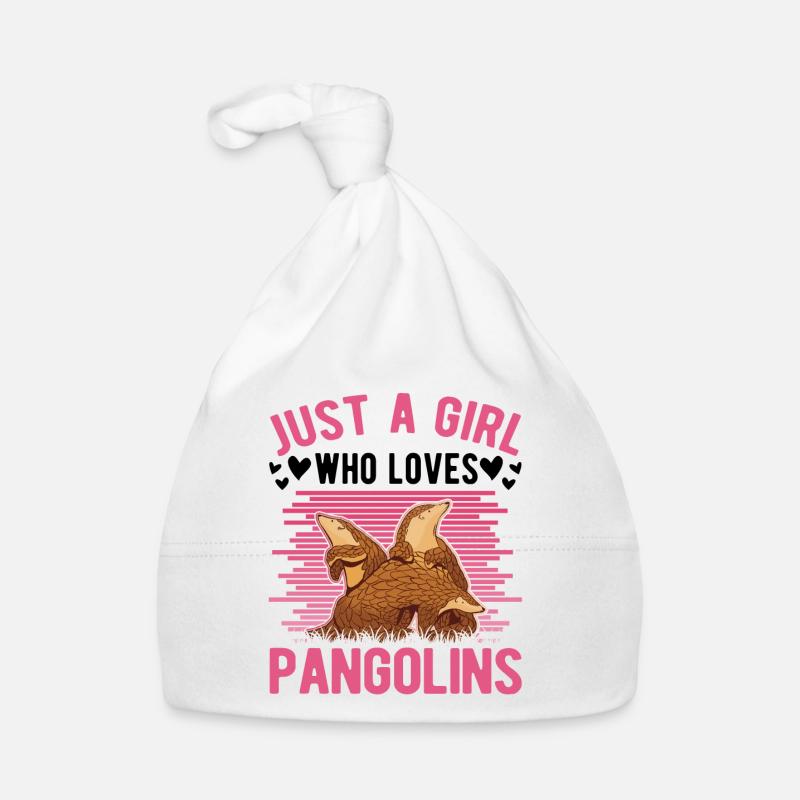 Pangolin Mädchen Schuppentier Baby Bio-Mütze