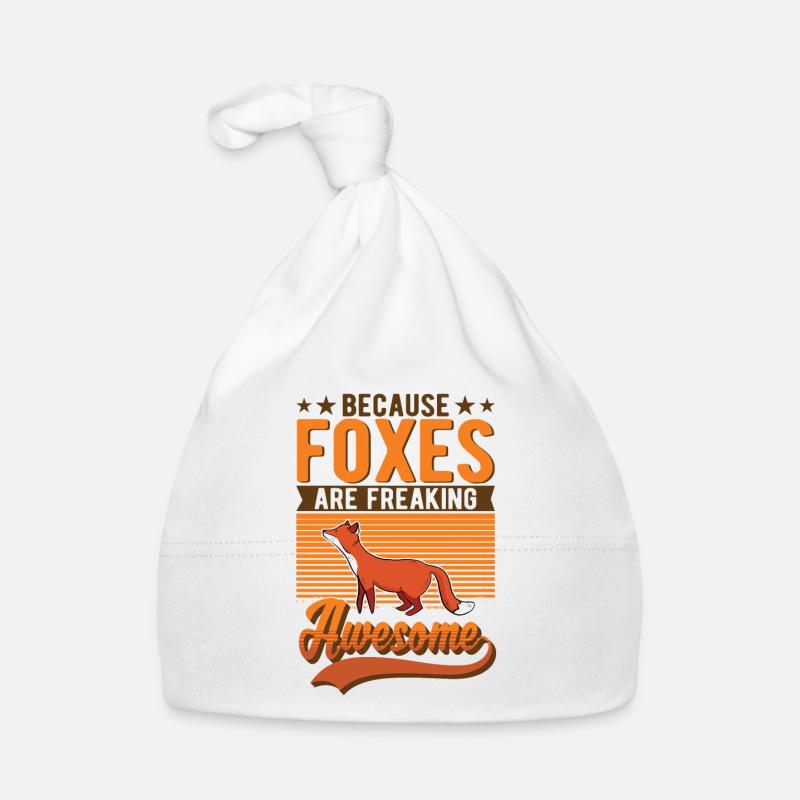 Because Foxes are freaking awesome Fuchs Organic Baby Cap