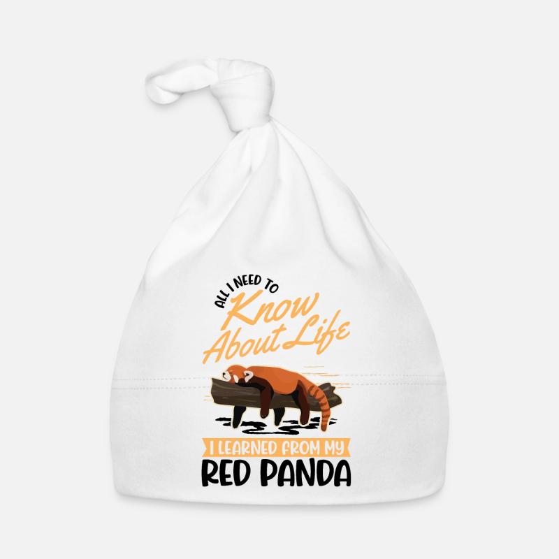 Roter Panda Geschenk Katzenbär Red Panda Baby Bio-Mütze
