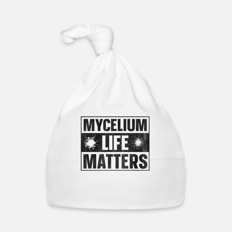 Mycelium Life Matters Foraging Mushroom Hunting Baby Bio-Mütze