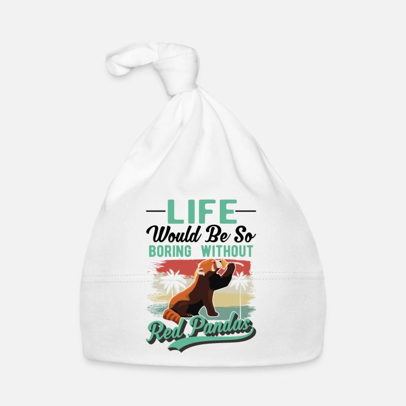 Roter Panda Geschenk Katzenbär Red Panda Baby Bio-Mütze