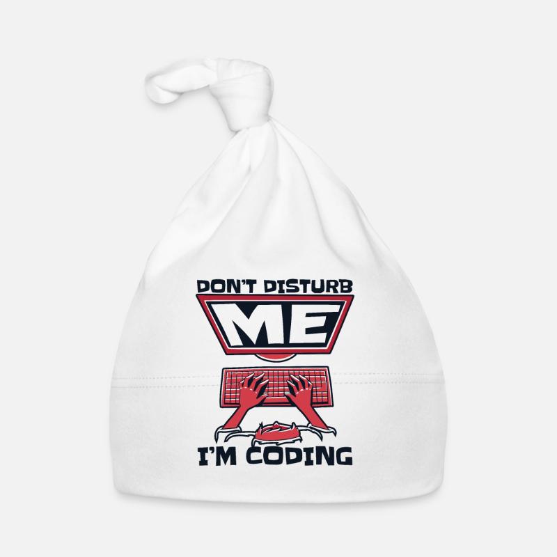 Don't Disturb Me I'm Coding Developer Coder Baby Bio-Mütze