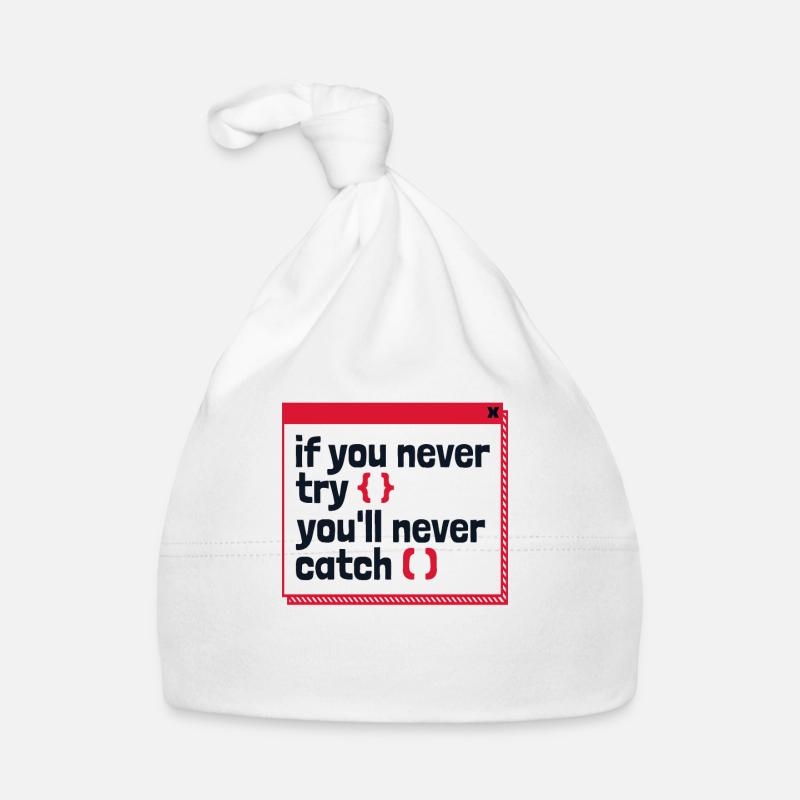 If You Never Try You'll Never Catch Developer Baby Bio-Mütze