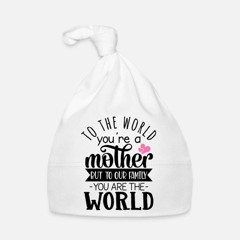 AU MONDE TU ES MÈRE Bonnet bio Bébé