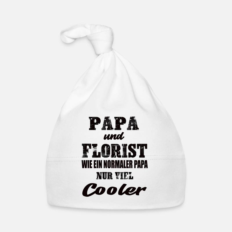 Papa und Florist Baby Bio-Mütze