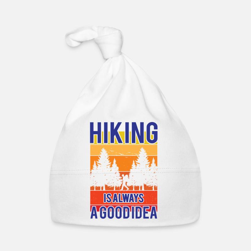 Wandern ist immer eine gute Idee Baby Bio-Mütze