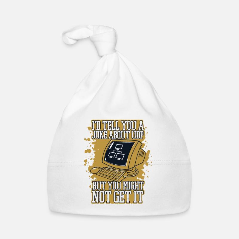 I'd Tell You A Joke About UDP Developer Coder Baby Bio-Mütze