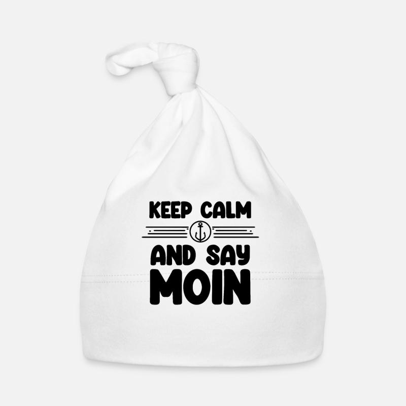 Mer du Nord - Bonnet bio Bébé - blanc