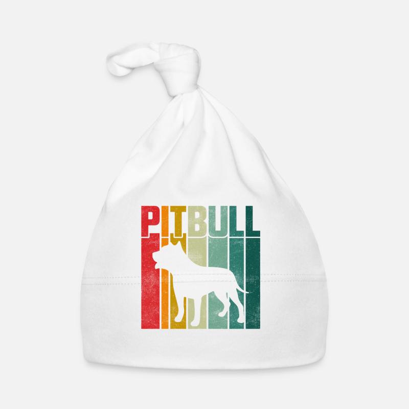 Pitbull Rétro Bonnet bio Bébé