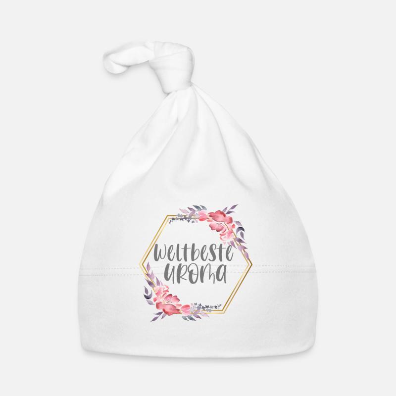 Weltbeste Uroma Urgroßmutter Geschenk Baby Bio-Mütze
