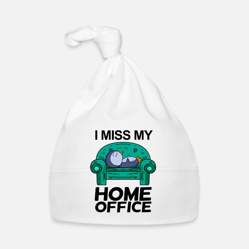 Home Office Miss Humor Funny Organic Baby Cap