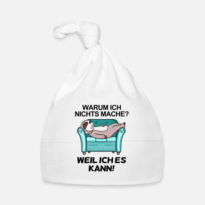 Lustiger Spruch - Nichts machen Baby Bio-Mütze
