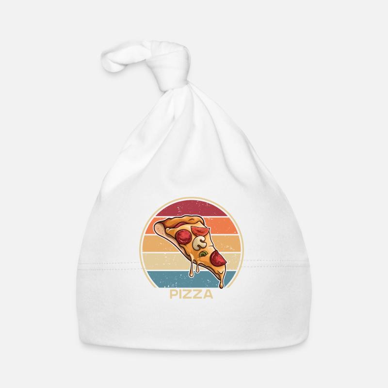 Retro Pizza Tray Pizza Oven Pizza Pizza Lovers Organic Baby Cap
