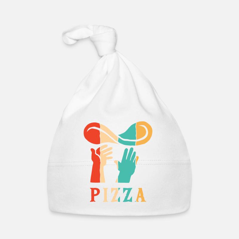Retro Pizza Pizza Tray Pizza Oven Pizza Lover Organic Baby Cap