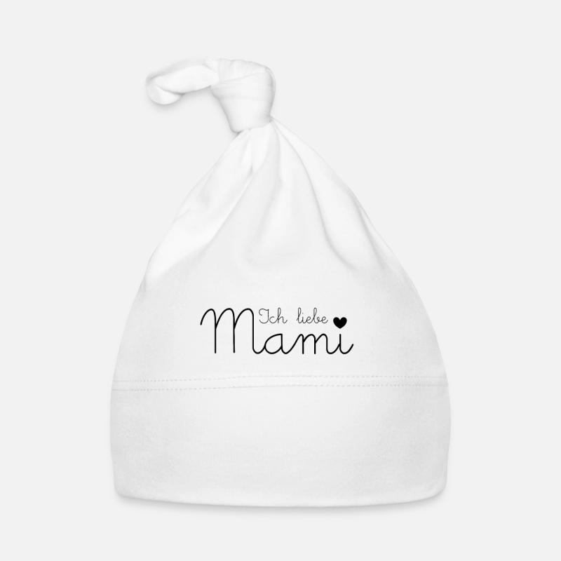 Ich liebe Mami Baby Bio-Mütze