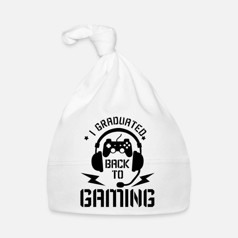 Tschüss Schulabschluss Absolvent Gamer Baby Bio-Mütze