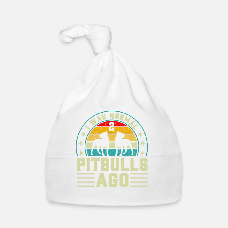 J’étais normal il y a 2 pitbulls Bonnet bio Bébé