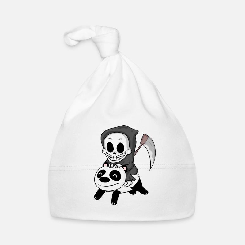 Sensenmann Panda Baby Bio-Mütze