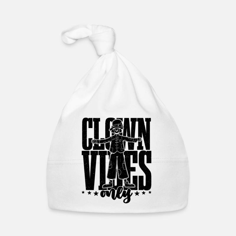Clown Vibes Only Carnival Lover Circus Clowns Bonnet bio Bébé
