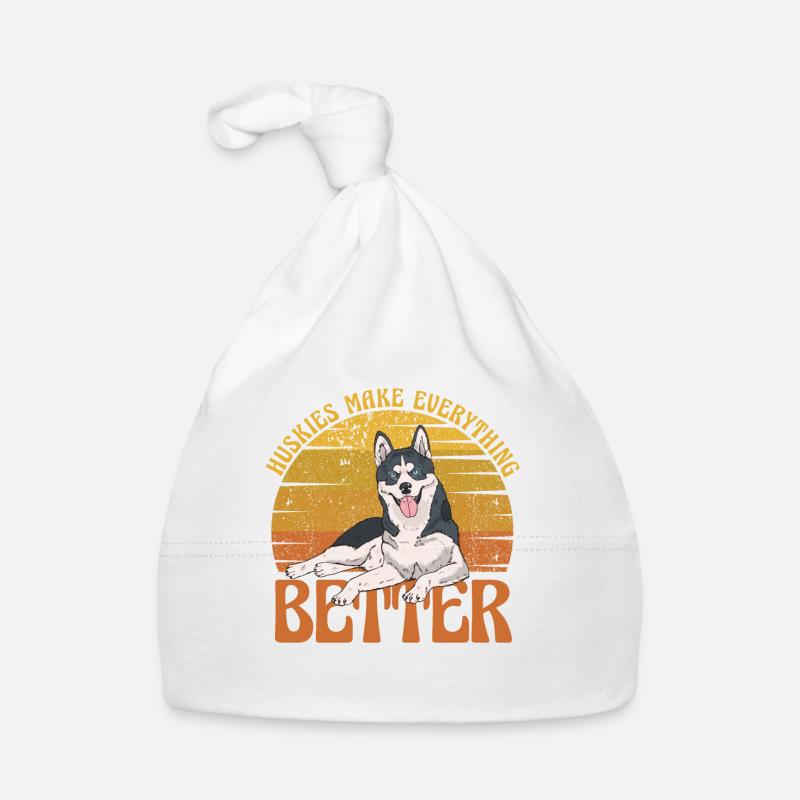Les Huskies améliorent tout Bonnet bio Bébé