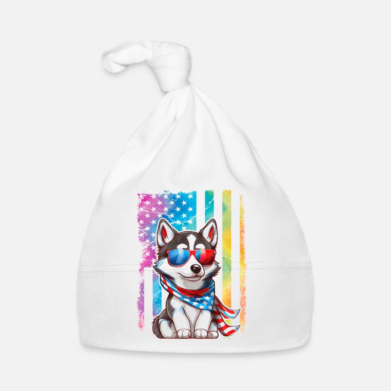 Husky États-Unis Bonnet bio Bébé