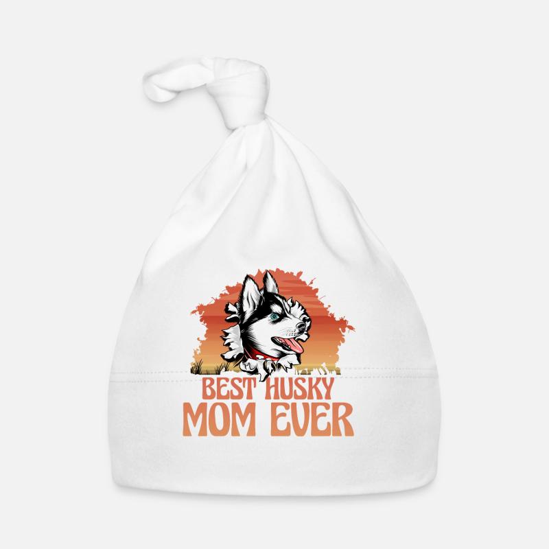 Best Husky Mom ever Baby Bio-Mütze