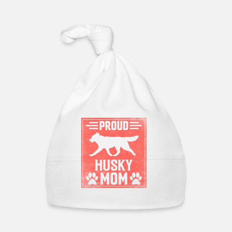 Fière maman Husky Bonnet bio Bébé