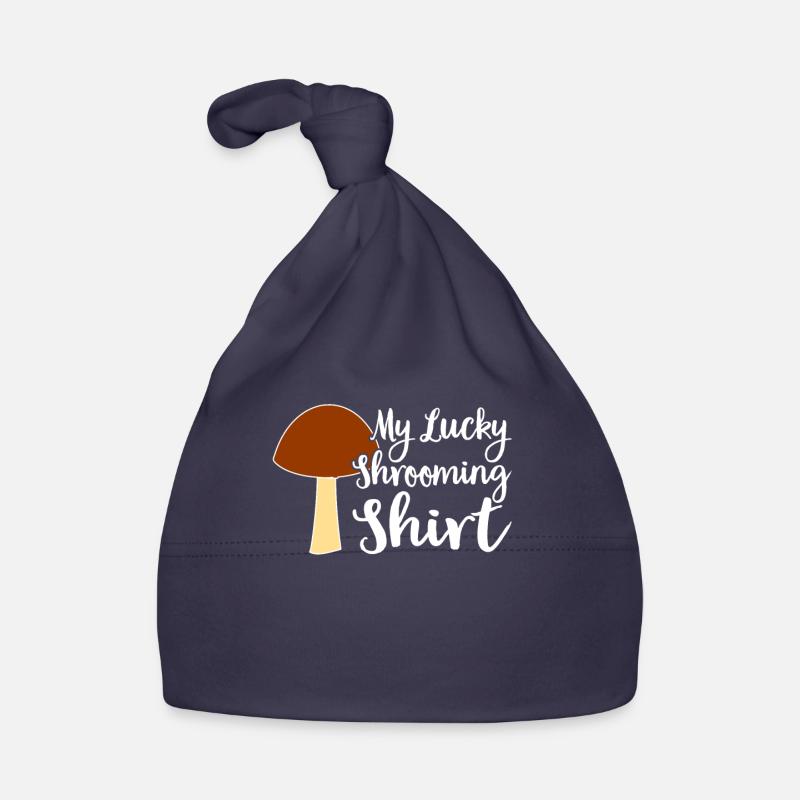 Cueilleur de champignons Chasseur de champignons Champignon Amoureux de la ferme de champignons Bonnet bio Bébé