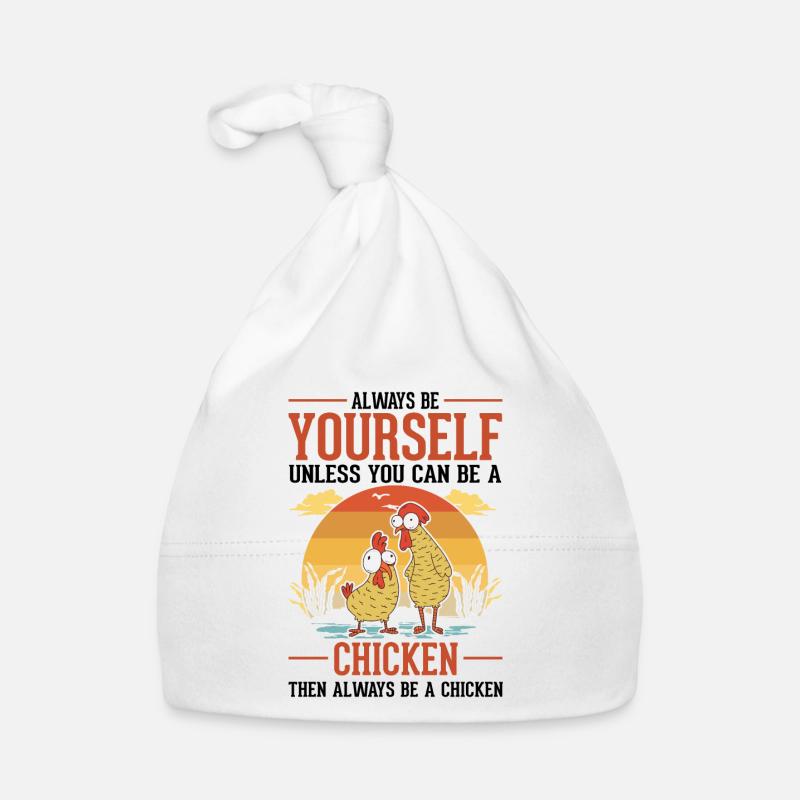 Chickens Chicken Breeding Chicken Farmer Organic Baby Cap