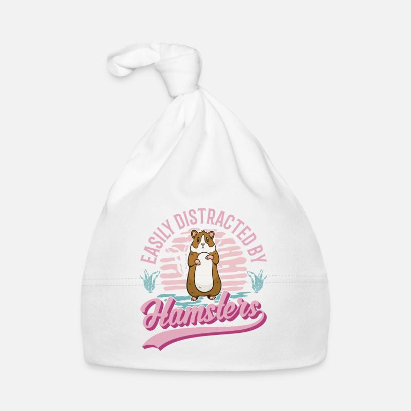 Easily distracted by Hamsters Goldhamster Baby Bio-Mütze