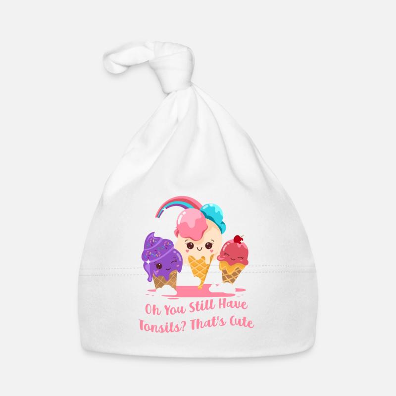 You Still Have Tonsils? That's Cute Tonsillectomy Organic Baby Cap