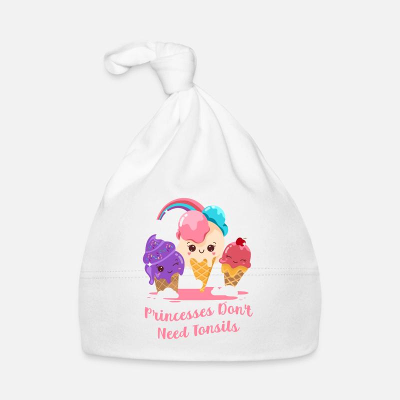 Princesses Don't Need Tonsils Tonsillectomy Organic Baby Cap