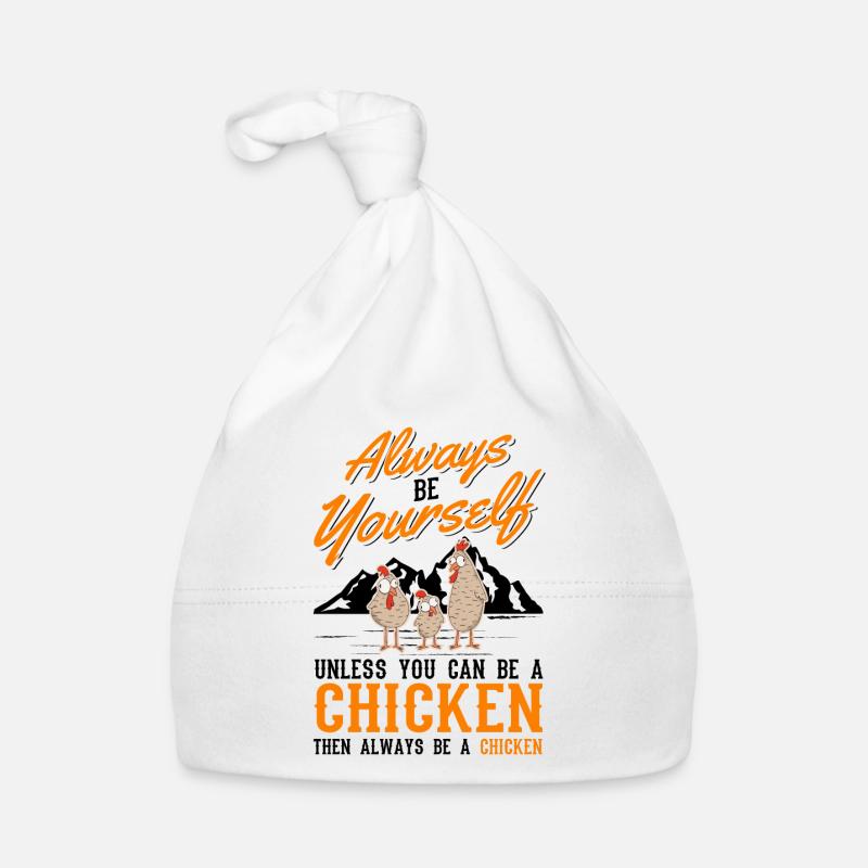 Chickens Chicken Breeding Chicken Farmer Organic Baby Cap