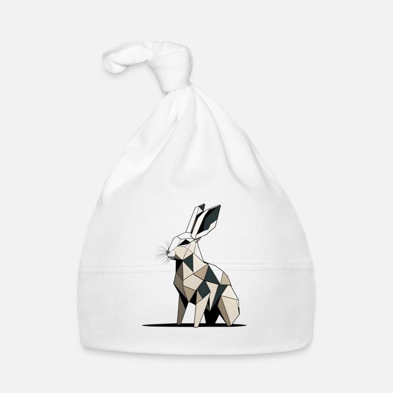 Lapin polygonal Bonnet bio Bébé