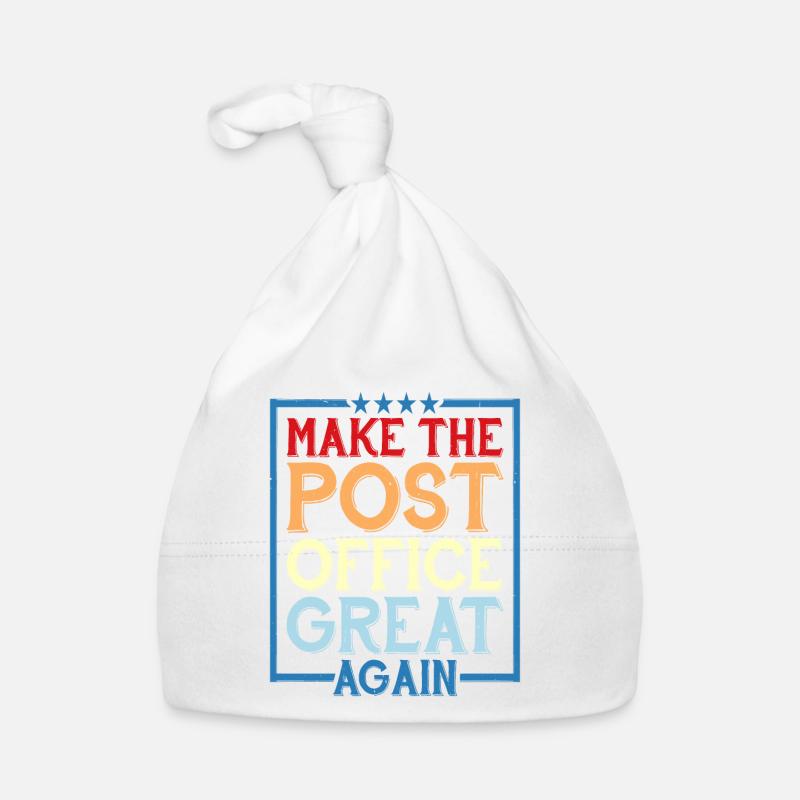 Make The Post Office Great Again Organic Baby Cap