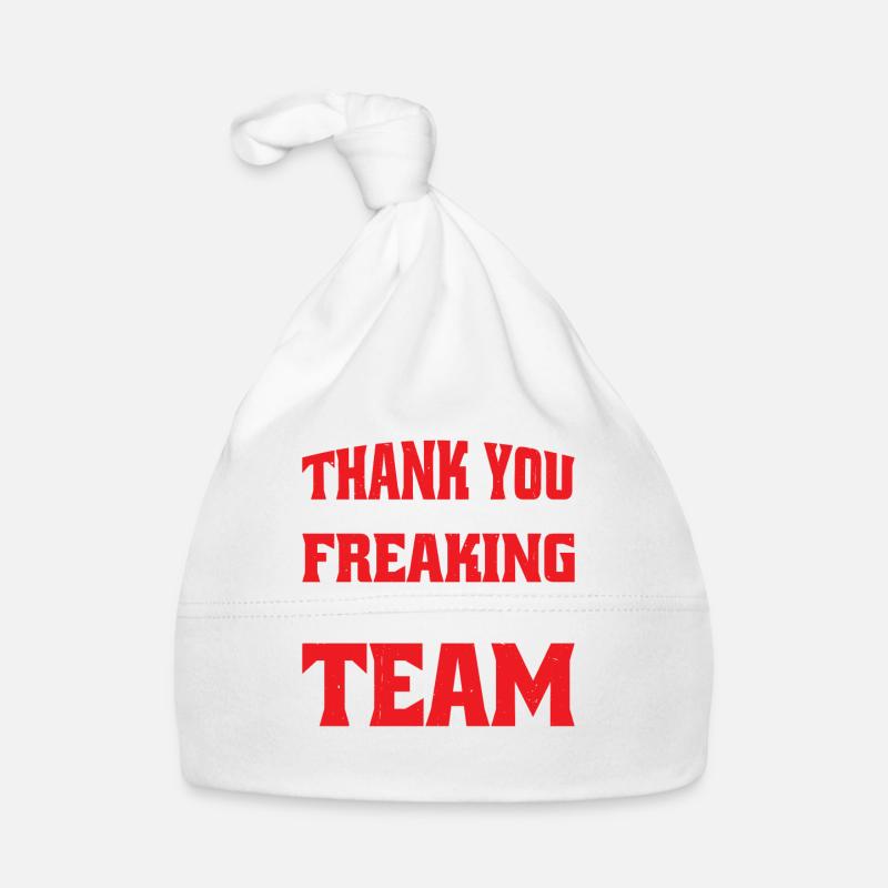 Thank You For Being A Freaking Awesome Team 5 Organic Baby Cap