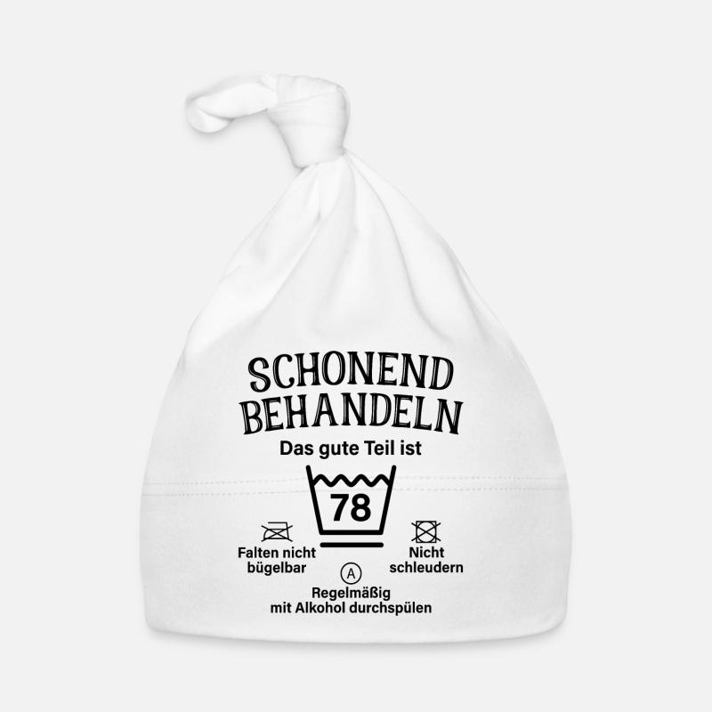 78. Geburtstag Schonend Behandeln 78 Teil Ist 78 Baby Bio-Mütze