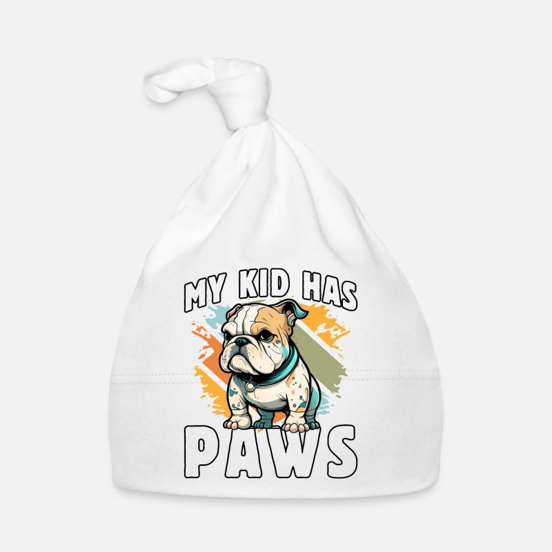 My Kid has Paws Baby Bio-Mütze