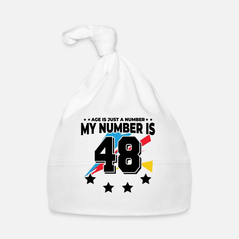 L’âge n’est qu’un chiffre – 48e anniversaire Bonnet bio Bébé