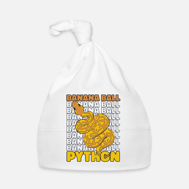Banana Ball Python Snake Python Banana Ball Organic Baby Cap