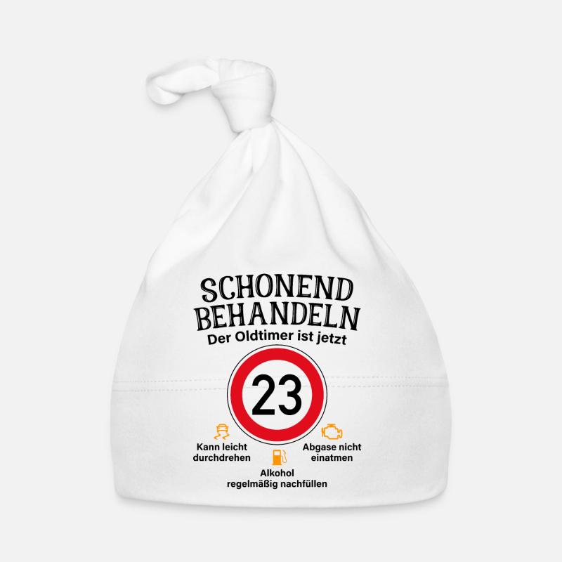 23. Geburtstag Schonend Behandeln Oldtimer Ist 23 Baby Bio-Mütze