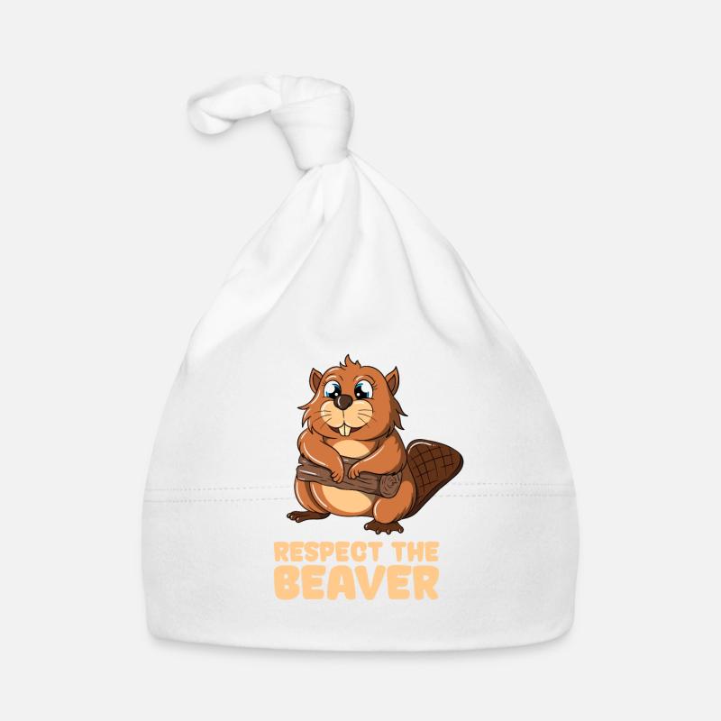 Respectez le castor Bonnet bio Bébé