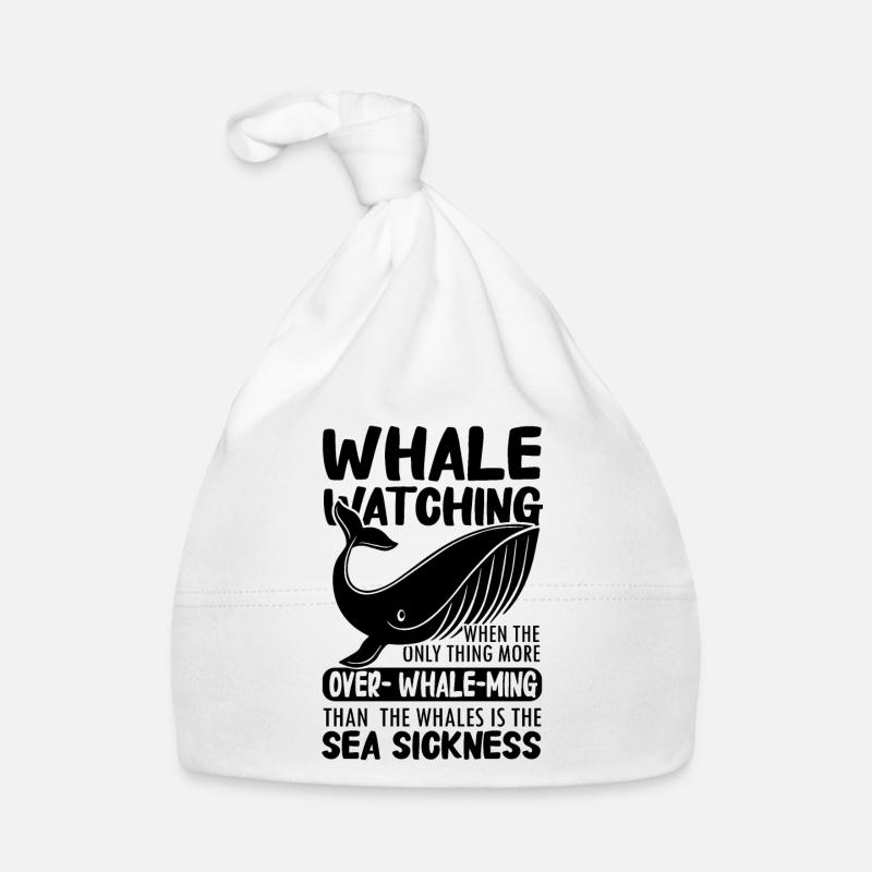 Conception de bélugas pour mammifères marins et orques Bonnet bio Bébé