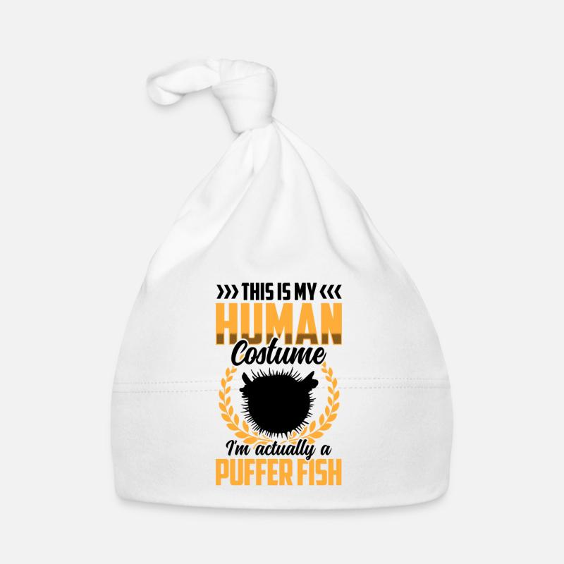 Nur ein Kugelfisch Kostüm Riesenkugelfisch Baby Bio-Mütze