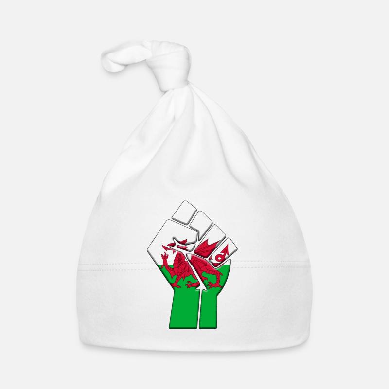 Pays de Galles Royaume-Uni Drapeau Welsh UK Country Pride Bonnet bio Bébé
