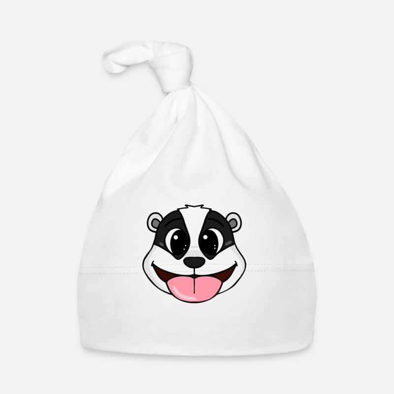 Dachs Kopf Baby Bio-Mütze