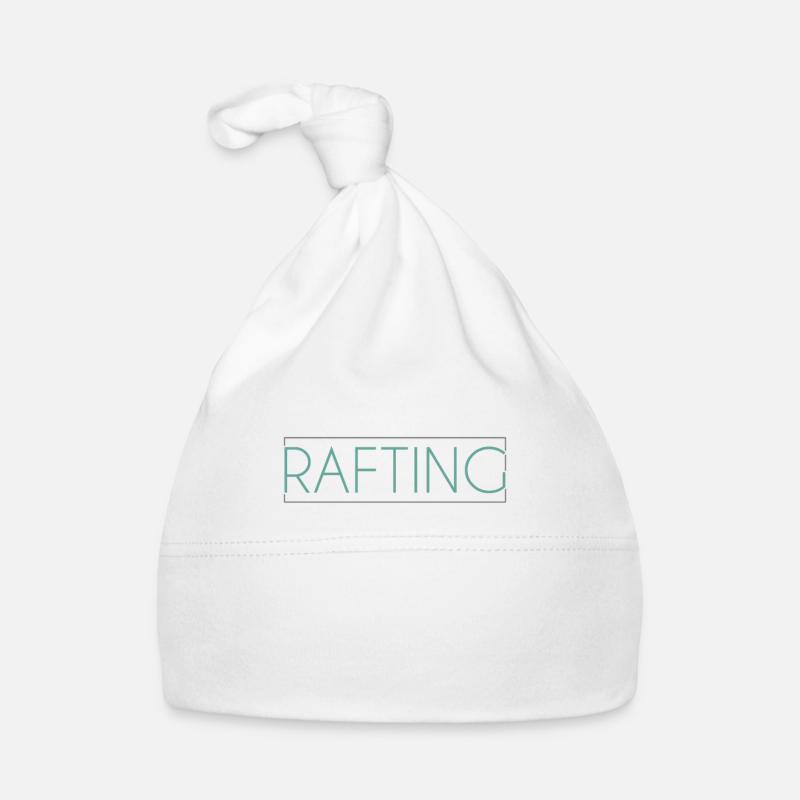 Rafting Schriftzug Baby Bio-Mütze