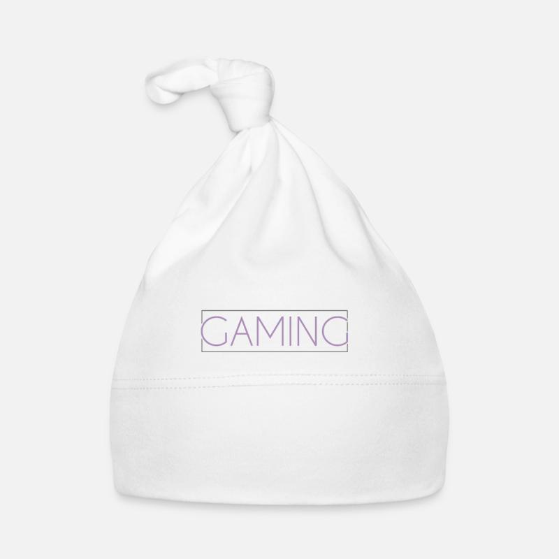 Gaming Lettering Organic Baby Cap